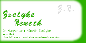 zselyke nemeth business card